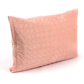 Чохол на подушку 50х70 стьобаний мікрофайбер+велюр Руно (382.55_Apricot), Колір: персиковий, Тип: наволочки, Розмір: 50x70