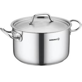 Каструля 36х21 см 20,4л GASTRO KORKMAZ (A2726), Тип: каструля, Об'єм: 20,4 л, Колір: срібний