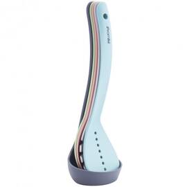 Набір кухонного приладдя з підставкою 5 предметів нейлонові Kamille (5237)