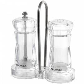 Набір перцемолок 2шт на підставці см Kamille (7053)