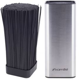 Подставка для ножей 10,6x10,6x25,7 см с наполнителем Kamille (7614)