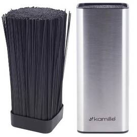 Підставка для ножів 9,5x9,5x22 см з наповнювачем Kamille (7612)