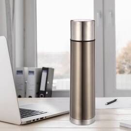 Термос металик 0,75 л коричневый Maestro (MR1638-75 к)