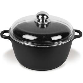 Каструля чорна 5,8 л Maestro (MR4628С), Тип: каструля, Об'єм: 5,8 л, Колір: чорний