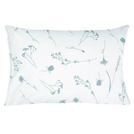 Наволочка бязева Home Line 50х70 ВОЛОШКИ сірі на білому (164264)