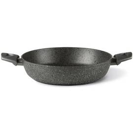 Сотейник TVS Mineralia Induction 28см с двумя ручками, Цвет: серый, Тип: сотейник, Форма: круглая, Диаметр (см): 28