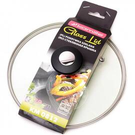 Кришка скляна О20 см (універсальна) Kamille (812), Діаметр: 20 см