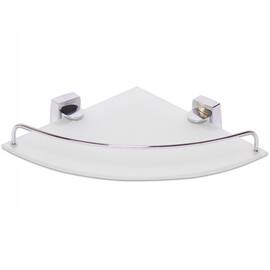 Полка угловая 36.5x28.5x6см (28.5x28.5x6см) стеклянная Besser (8817)