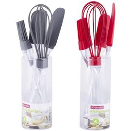 Набор силиконовых принадлежностей 4 предмета Kamille (7509)