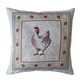 Наволочка 45х45 Курочки Біла курочка Прованс (026031)