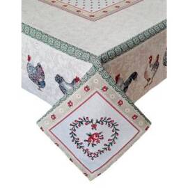 Скатерть Курочки 95х100 Прованс (025987), Тип: скатерти, Цвет: бежевый, Форма скатерти: квадратная, Размер: 95x100