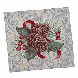 Серветка-підкладка 17х18 LiMaSo (RUNNER1198-17), Тип: серветки, Основний колір: червоний, Форма скатертини: прямокутна, Розмір: 17x18