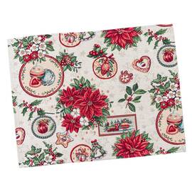 Серветка-підкладка 34х44 LiMaSo (NAT-34), Тип: серветки, Основний колір: червоний, Форма скатертини: прямокутна, Розмір: 34x44