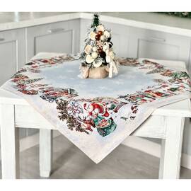 Скатертина гобеленова 97х100 LiMaSo (VILLAGE-100), Тип: скатерти, Цвет: зеленый, Форма скатерти: квадратная, Размер: 97x100