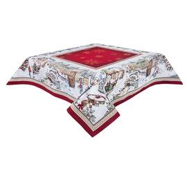 Скатертина гобеленова 137х260 LiMaSo (BENASK-260), Тип: скатертини, Основний колір: червоний, Форма скатертини: прямокутна, Розмір: 137x260