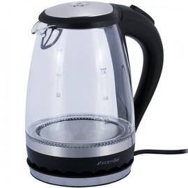 Чайник 1,5л електричний з синім LED підсвічуванням Kamille (1701B)