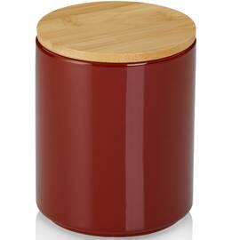 Емкость для хранения сыпучих KELA Cady, O12 см, 1,2 л, красная (15271)