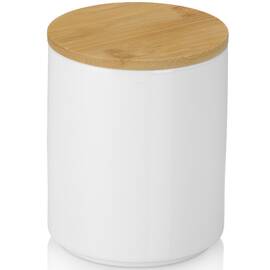 Емкость для хранения сыпучих KELA Cady, O14 см, 1,7 л, белая (15281)