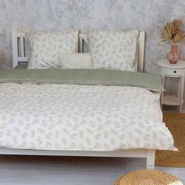 Постельное белье 22205 ранфорс 2шт(143х210) Вилюта, Размер: семейный 2шт(145x210), Основной цвет: оливковый