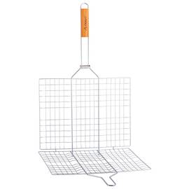 Решітка для гриля 40x30x2 см з дерев'яною ручкою Скаут (707)