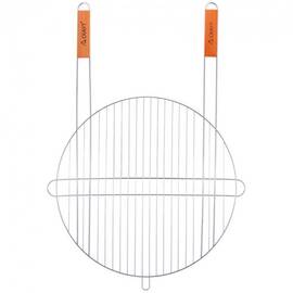 Решітка для гриля кругла O46x75 см з двома дерев'яними ручками Скаут (743)