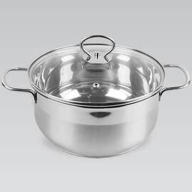 Каструля 12 см, 0,5 л Maestro (MR3508-12), Тип: каструля, Об'єм: 0,5 л, Колір: срібний