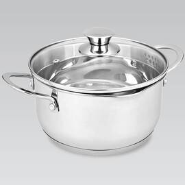 Каструля 18 см, 2 л Maestro (MR3510-18), Тип: каструля, Об'єм: 2 л, Колір: срібний