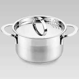 Каструля 20 см 3 л Maestro (MR3511-20), Тип: каструля, Об'єм: 3 л, Колір: срібний