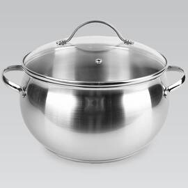 Каструля 20 см 4,0 л. Maestro (MR3516-20), Тип: каструля, Об'єм: 4 л, Колір: срібний