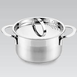 Каструля 24 см 5 л Maestro (MR3511-24), Тип: каструля, Об'єм: 5 л, Колір: срібний