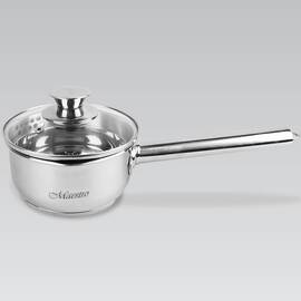 Ківш 14 см, 1,0 л Maestro (MR3510-14S), Тип: ківш, Об'єм: 1 л, Колір: срібний