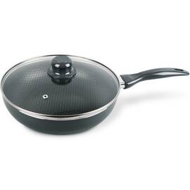 Сковорода з кришкою Basic 26см Maestro (MR1202-26-OLD), Колір: чорний, Тип: сковорода, Форма: кругла, Діаметр (см): 26