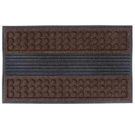 Коврик придверный Scrape'n Brush коричневый 45x 75cm Multy Home (EU5000289), Цвет: коричневый, Размер: 45x75