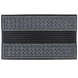 Коврик придверный Scrape'n Brush серый 45x 75cm Multy Home (EU5000291), Цвет: серебряный, Размер: 45x75