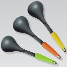 Половник Maestro с силиконовой ручкой желтый (MR1161-ж)