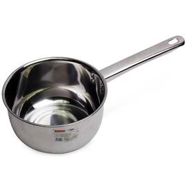 Ківш O18 см без кришки (O16x9 см) Kamille (4354), Тип: ківш, Об'єм: 1,6 л, Колір: срібний