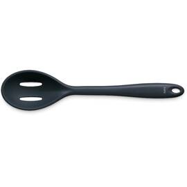 Ложка для сервировки с прорезями KELA Tom 28 см, черная (12627)