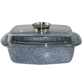 Гусятница 32x10,5 см. со стеклянной крышкой Ofenbach (100517)