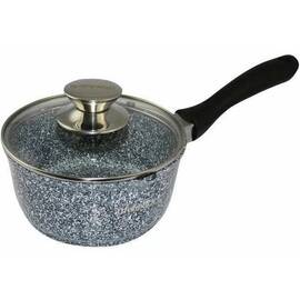 Ківш зі скляною кришкою (O16x8 см) Ofenbach (100515), Тип: ківш, Об'єм: 1,5 л, Колір: сірий