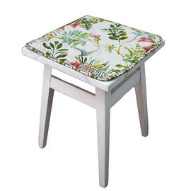 Чохол на табурет 35х35 Villa квіти Прованс (028820), Колір: зелений, Розмір: 35x35