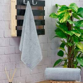 Полотенце махровое для отелей 50х90 Zeron (19689), Цвет: серый, Размер: 50x90