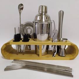 Набор бармена для приготовления коктейлей 12 предметов Kamille (7765)