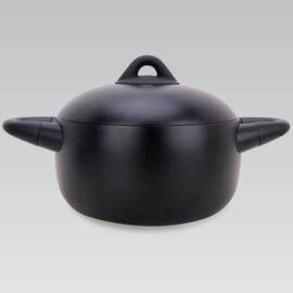 Каструля Maestro з антипригарним покриттям 2,2 л (MR4017-18), Тип: каструля, Об'єм: 2,2 л, Колір: чорний