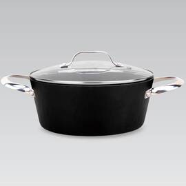 Каструля Maestro 20 х 9 см із покриттям Greblon C2 (MR4420), Тип: каструля, Об'єм: 2,2 л, Колір: чорний