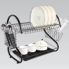 Сушарка для посуду дворівнева Basic Maestro (MR1025-43-BLACK)