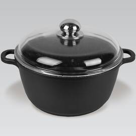 Каструля чорна 4,0 л. Maestro (MR4624С), Тип: каструля, Об'єм: 4 л, Колір: чорний