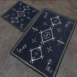 Набор ковриков Chilai Home 60x100, 50x60 ANTIGUO FUME