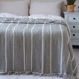 Покрывало La Modno муслиновое 170x240 PEARL GRAY (200277), Цвет: серый, Размер: 170x240