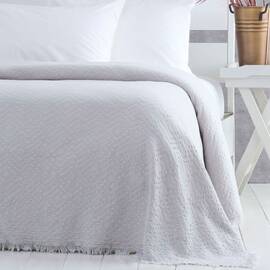 Покривало Pavia 220х240 CAROLA GRI (402366), Основний колір: сірий, Розмір: 220x240