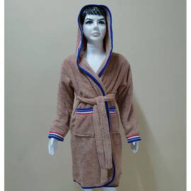 Халат детский махровый 5-6 лет Welsoft бежевый Zeron (19466), Цвет: бежевый, Размер детский: 5-6 лет